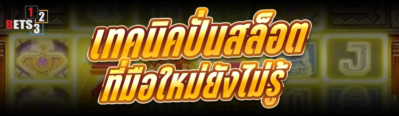 เทคนิคปั่นสล็อต ที่มือใหม่ยังไม่รู้