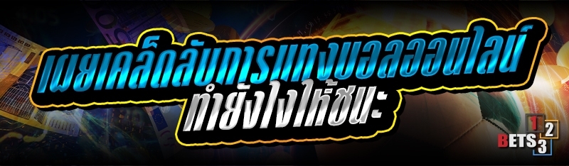 เผยเคล็ดลับการแทงบอลออนไลน์ ทำยังไงให้ชนะ