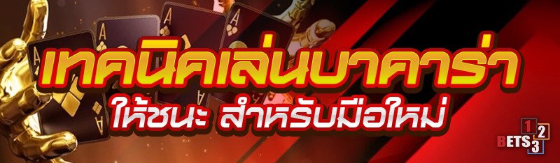 เทคนิคเล่นบาคาร่าให้ชนะ สำหรับมือใหม่ 